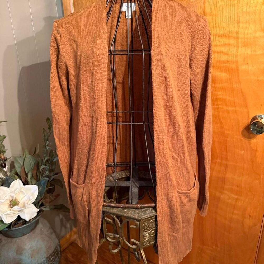 Old-navy Women's Brown and Orange Cardigan